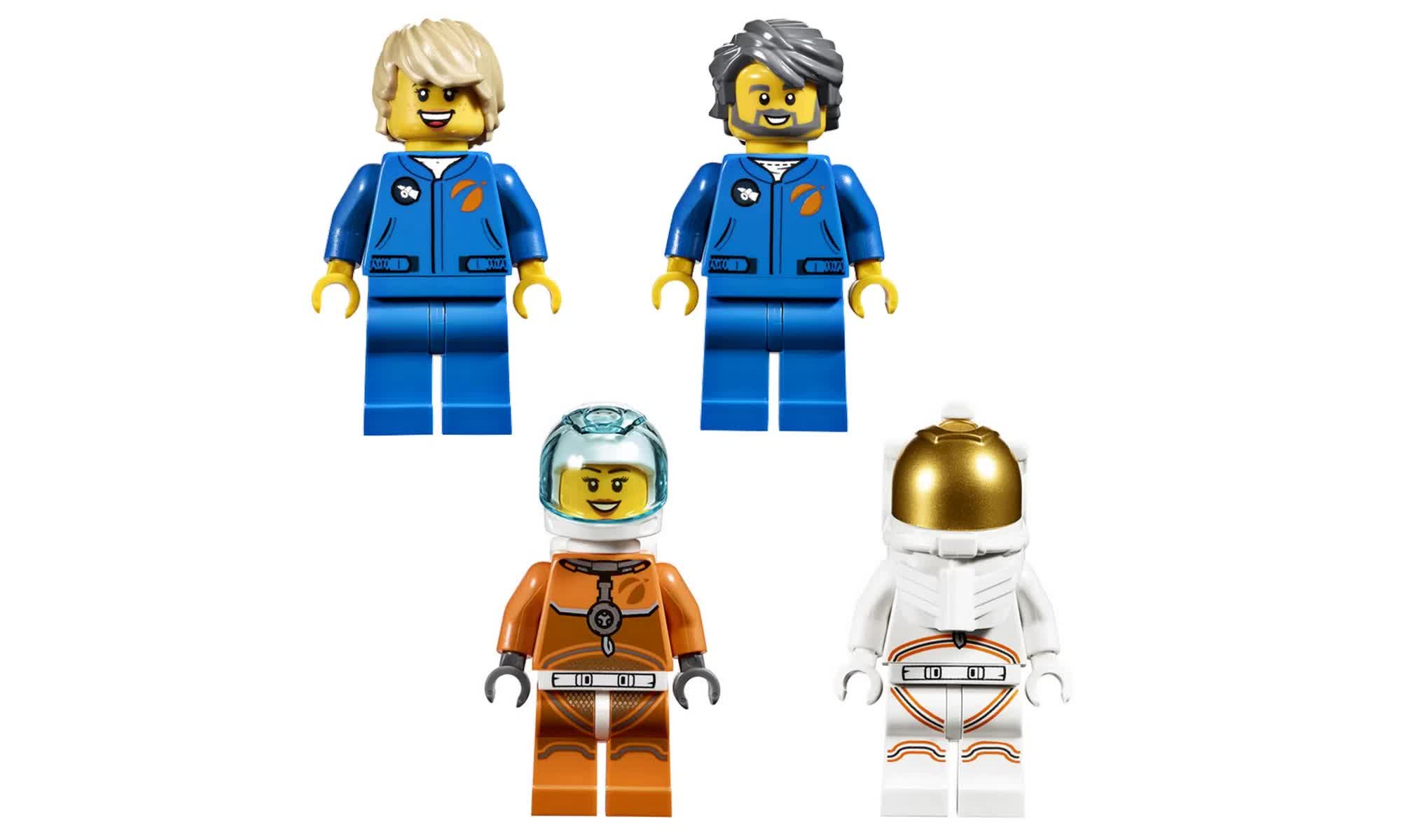 Lego City Estação Espacial Lunar 412 Peças 60227