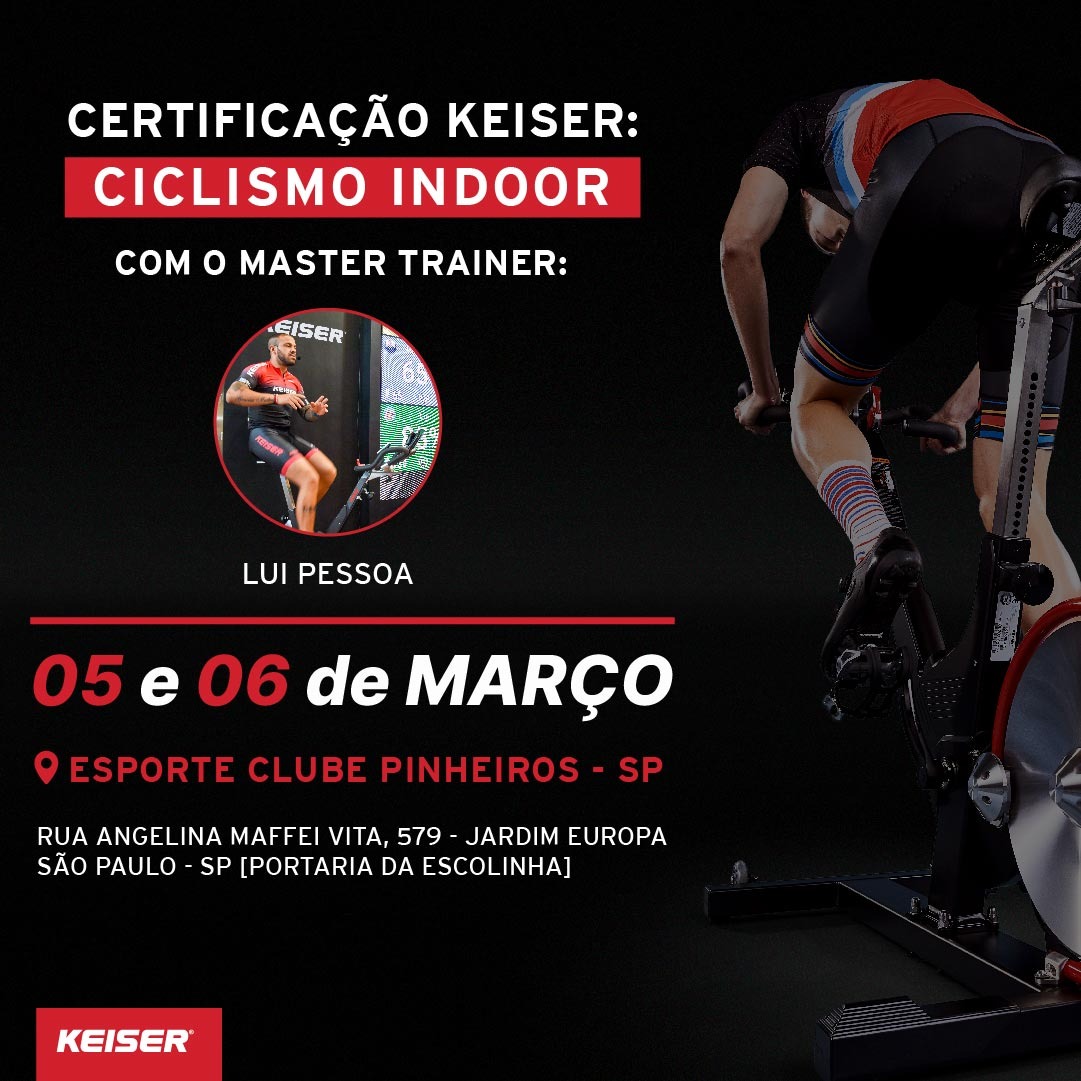 Certificação Keiser - Ciclismo Indoor