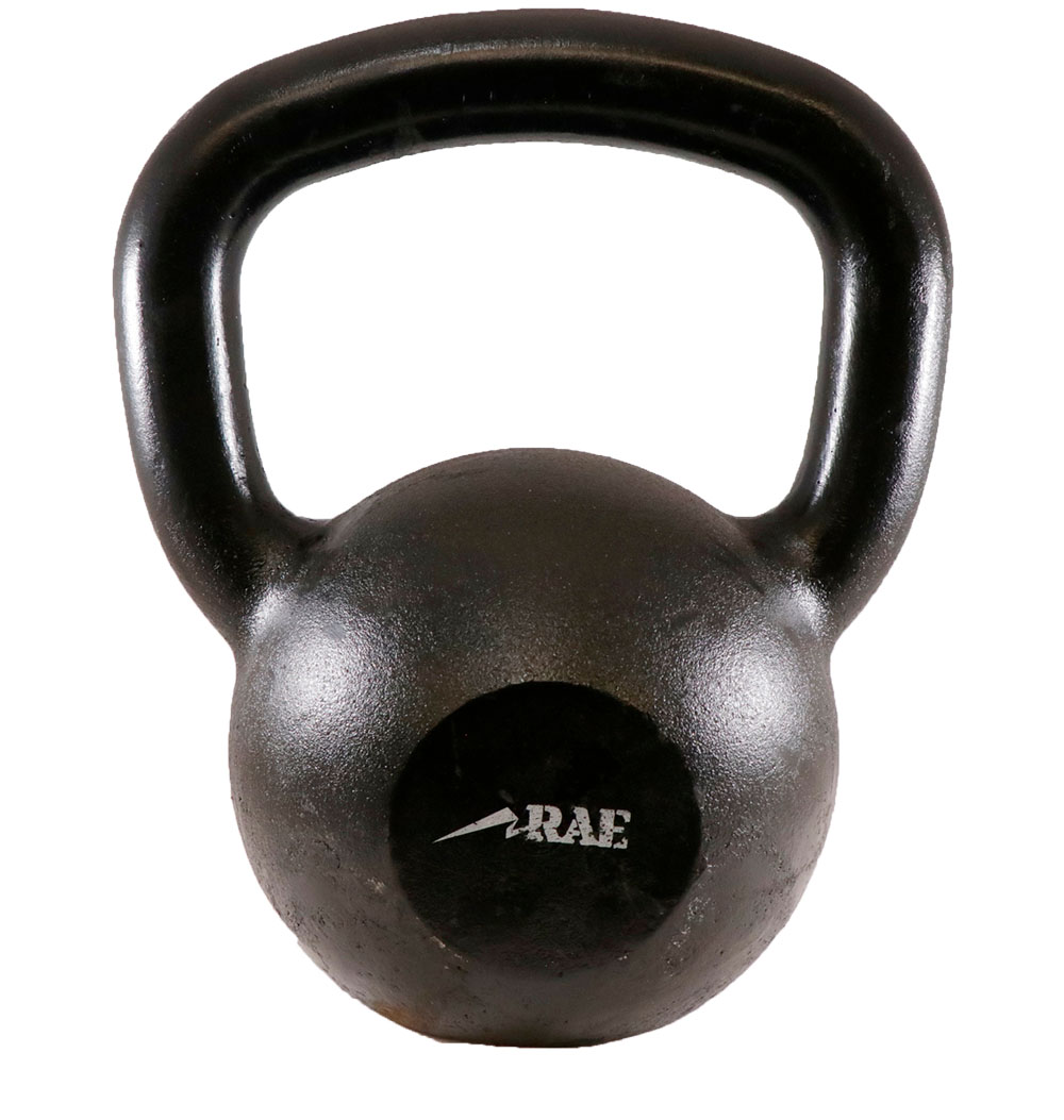 Kettlebell de Ferro Polido para Treinamento Funcional 28 kg - Rae Fitness