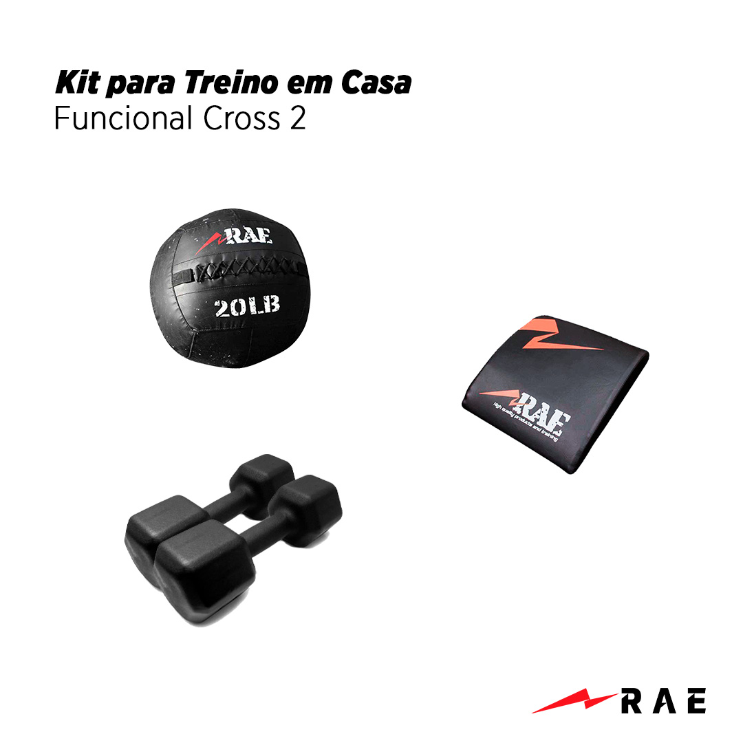 Kit para Treino em Casa - Funcional Cross 2 - Rae Fitness