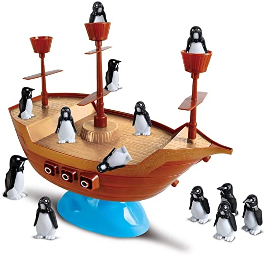 Jogo Pinguins Barco Pirata Equilíbrio dos Pinguins