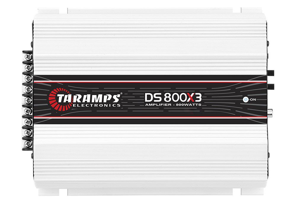 Módulo Amplificador Taramps DS 800X3 800W RMS 3 Canais 2 Ohms