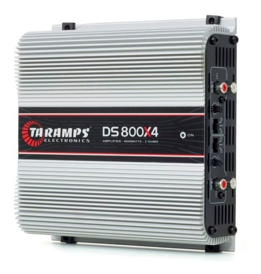 Módulo Amplificador Taramps DS 800X4 800W RMS 4 Canais 2 Ohms