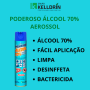 Alcool 70% Aerossol Poderoso Kelldrin c/2 - 400 ml