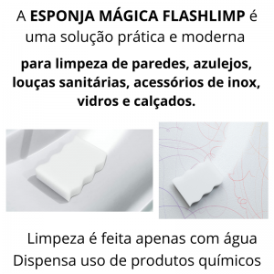 Esponja Magica Melanina FlashLimp (embalagem c/3)