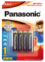 Pilha Palito AAA Alcalina Panasonic - Leve 4 pague 3  (caixa com 12 cartelas)