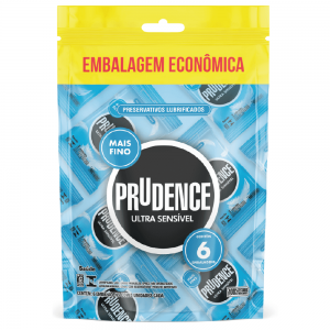Preservativo Prudence Ultra Sensível Economico Pacote c/18