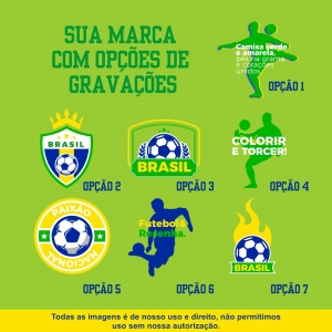 Boné Bandinha Personalizado com tema Copa do Mundo com sua Marca