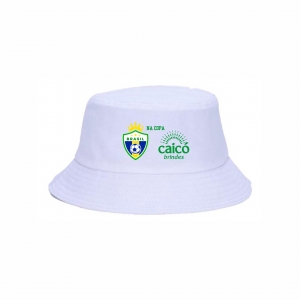 Chapéu Bucket Copa do Mundo Personalizado Com Sua Logo - Pintado Em Silk