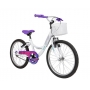 Bicicleta Infantil de Equilíbrio Caloi Aro 20 Ceci Branca Lilás