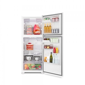 Geladeira/Refrigerador Electrolux 431 Litros Inverter Top Freezer Duplex 2 Portas Frost Free com Fast Adapt e Drink Express 127v Branco IF55