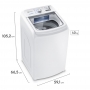 Máquina de Lavar Electrolux Essential Care 14kg Cesto Inox, Jet&Clean e Ultra Filter 127v LED14 Branco