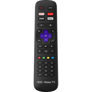 Smart TV 43'' Polegadas Ful HD LED AOC Roku TV com Wi-fi, 3 HDMI, 1 USB 2.0 Netflix/YouTube 127v Preta 43S5195/78