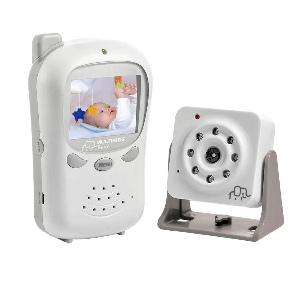Babá Eletrônica Digital Multilaser com Câmera Baby Talk Bivolt Multikids Baby BB126