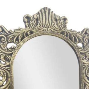 Espelho Quadrado com Moldura em MDF Rustico 59X38cm 5878