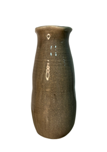 Vaso de Cerâmica Organic 11x26cm Marrom