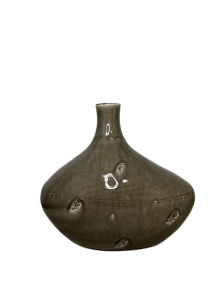 Vaso de Cerâmica Organic 30x16x27cm Marrom