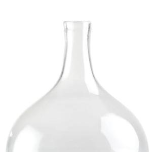 Vaso de Vidro Garrafa Transparente 18X28cm