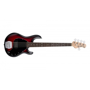 CONTRABAIXO ELET 5C STERLING RAY 5 - RUBY RED BURST SATIN