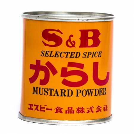 Condimento de Mostarda Amarela em P&oacute; Kona Karashi 35g S E B Jap&atilde;o