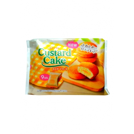 LOTTE CUSTARD CAKE 9P 243g JP