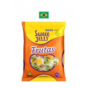 Bala de Agar-Agar Sabor Frutas Jelly 200g Sweet 