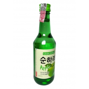Bebida Alcoólica Sabor Maçã Soju 360ml Lotte Coréia do Sul