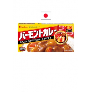 Curry Levemente Apimentado com Mel e Maçã Amakuchi 230g House Japão (VENCIMENTO 10/2024)