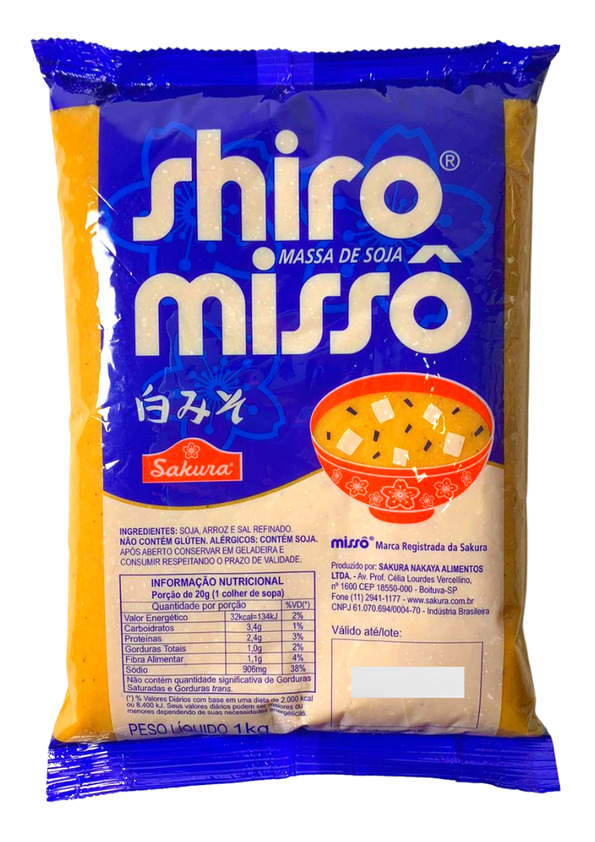 Pasta de Soja Misso Shiro Claro 1kg Sakura