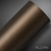 Adesivo Envelopamento Brown Metallic Jateado 0,10x1,38cm - Alltak