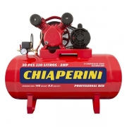 Compressor de Ar Média Pressão 10 Pcm 110 Litros  Chiaperini 10/110 RED