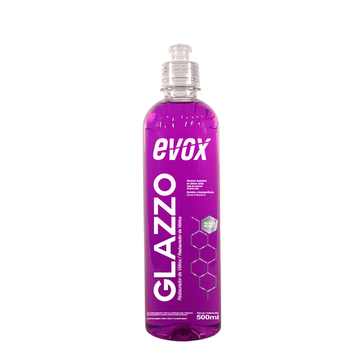 Glazzo 500ml ( Restaurador de Vidros) - Evox