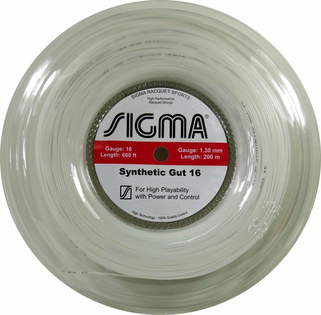 Corda Sigma Synthetic Gut 16 1.30mm Rolo 200m Branca