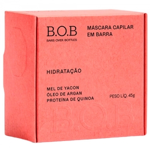Máscara Capilar em Barra Natural - Hidratação - B.O.B