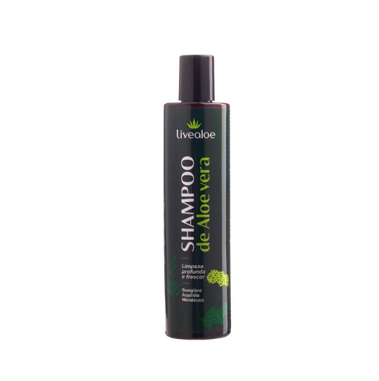Shampoo Líquido Natural - Aloe Vera - Livealoe