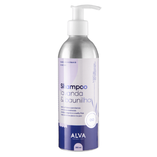 Shampoo Líquido Natural Lavanda e Baunilha - Alva