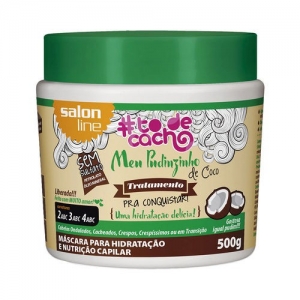 Salon Line Máscara Para Hidratação E Nutrição Meu Pudinzinho De Coco Ntodecacho 500g