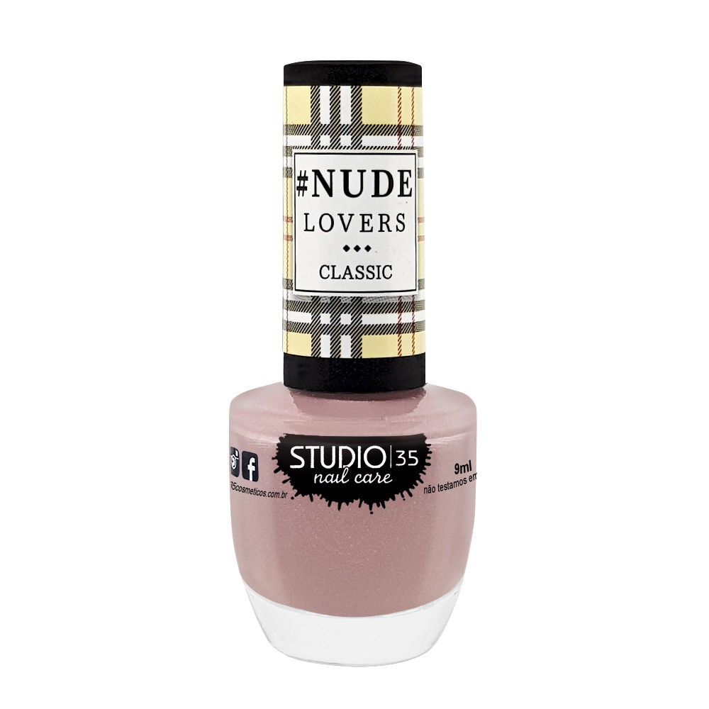 Esmalte Studio35 Coleção Nude Lovers - Nude Porcelana 9ml