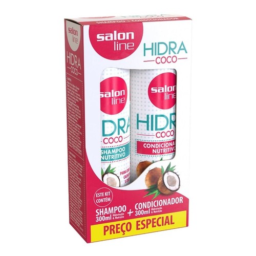 Salon Line Kit Shampoo e Condicionador Hidra Coco 300ml