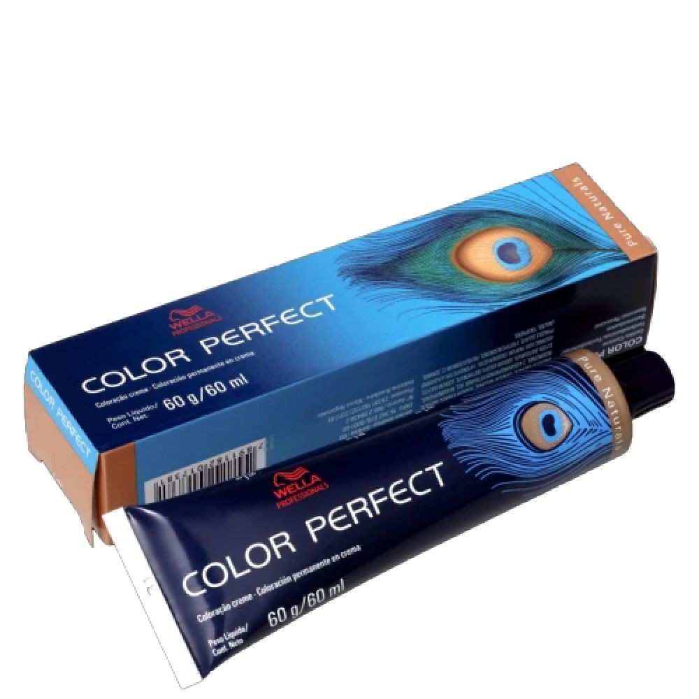 Wella Color Perfect 6/07 Louro Escuro Natural Marrom - 60g