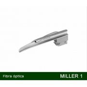 Lâmina Para Laringoscópio Fibra Óptica e LED Miller Reta Nº 1 - MD