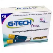Tiras para Medidor de Glicemia Free1  C/50 - GTech