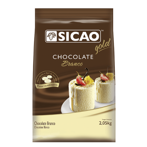 CHOCOLATE GOTAS BRANCO SICAO 2,05KG