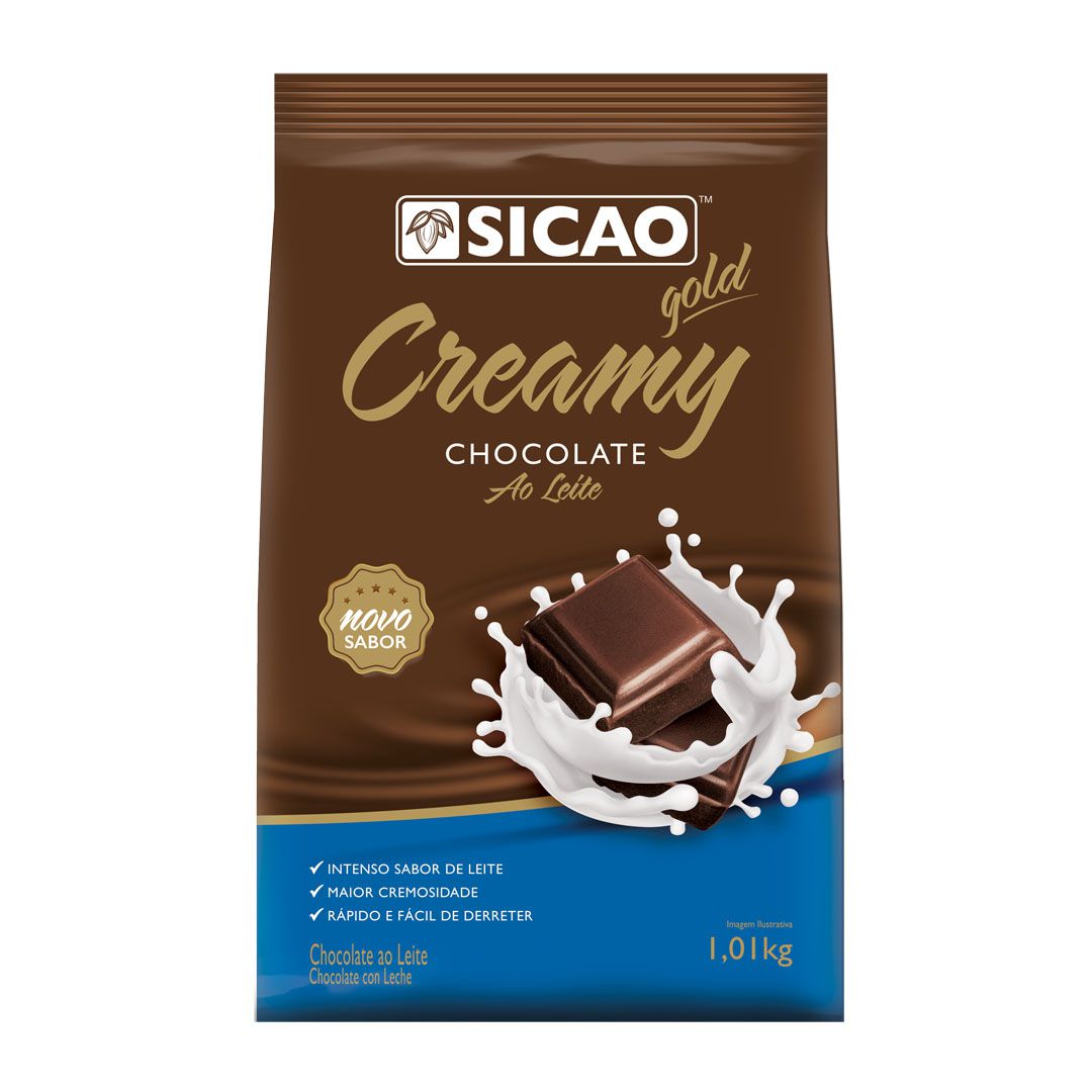 SICAO CHOCOLATE AO LEITE CREAMY 1,01KG