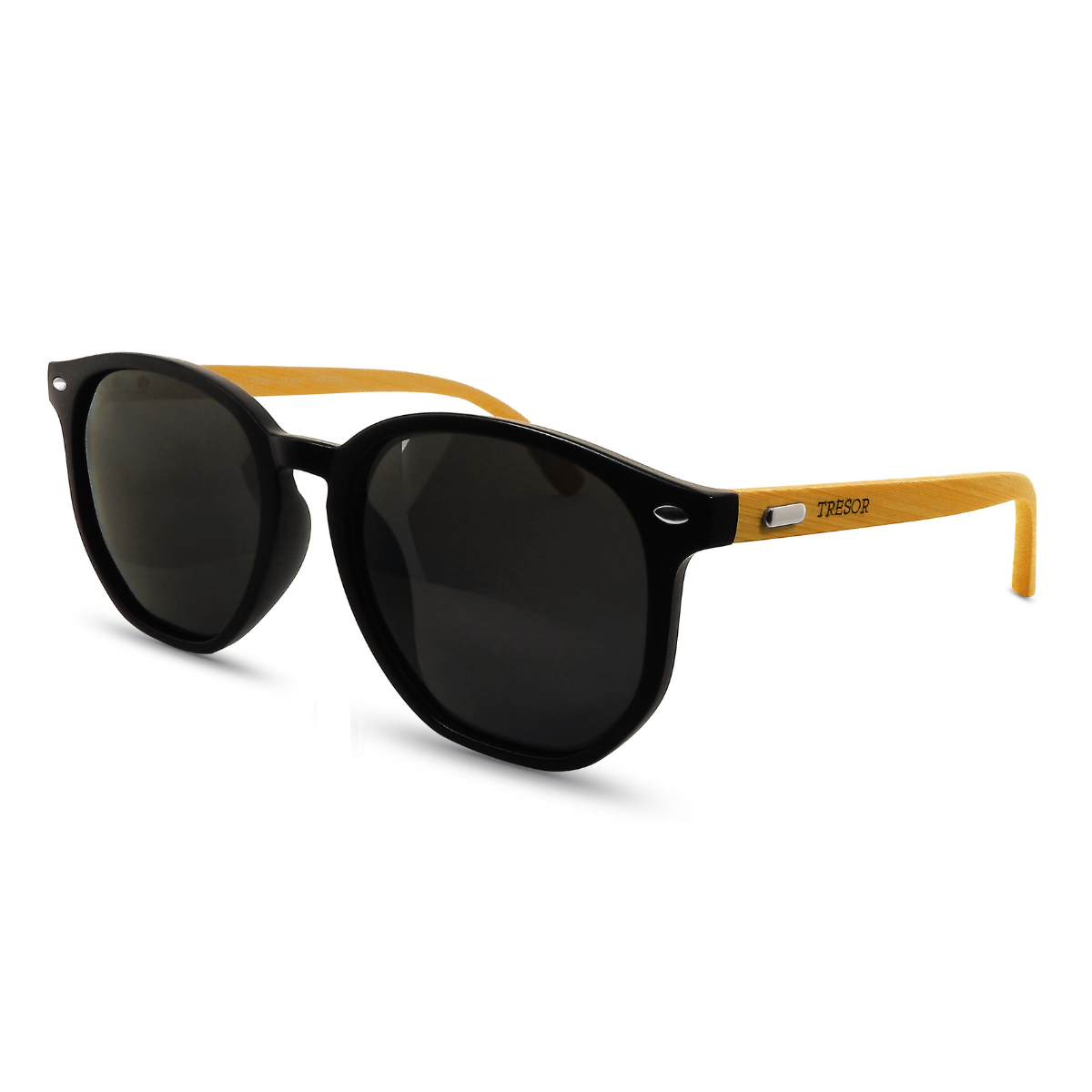Óculos de Sol Tresor Ibiza Unissex Polarizado com Haste de Bamboo