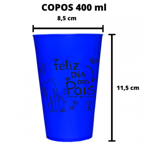 COPOS 400ML - DIA DOS PAIS - Foto 6