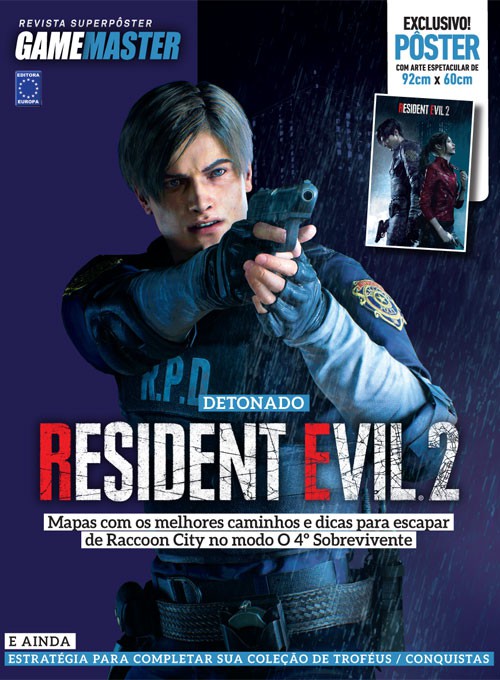 Revista Superpôster - Detonado Resident Evil 2 (Leon)