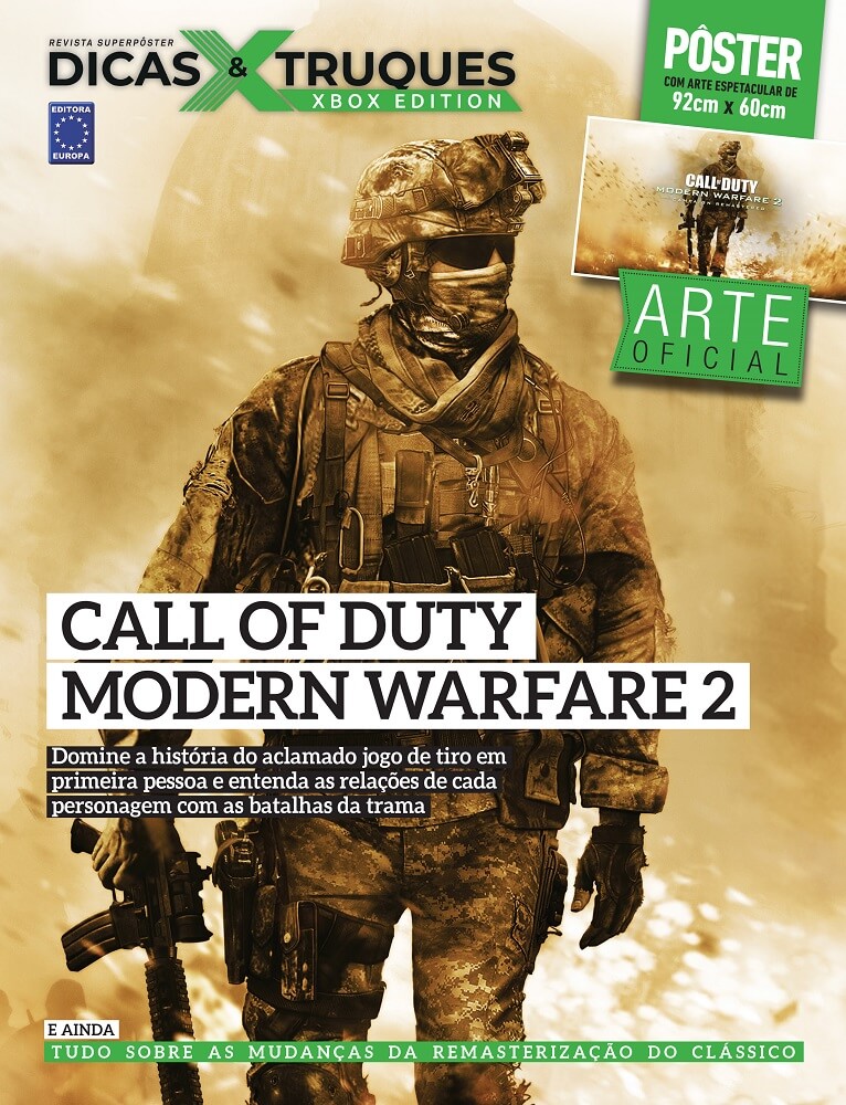 Revista Superpôster Dicas e Truques Xbox Edition Edição 3 - Call Of Duty: Modern Warfare 2