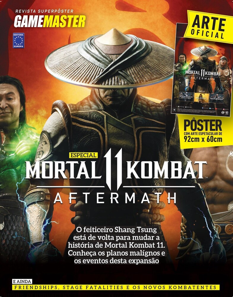 Revista Superpôster - Mortal Kombat 11 Aftermath