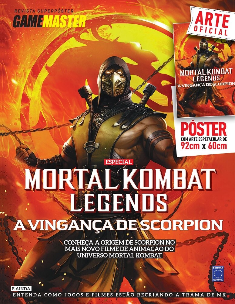 Revista Superpôster - Mortal Kombat Legends